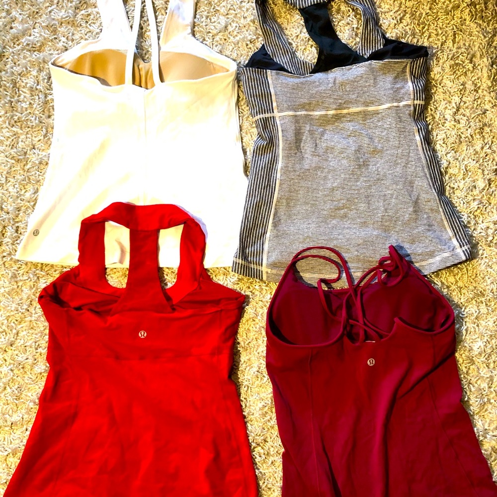 Lululemon size 6 tanks. Smoke and pet free home.